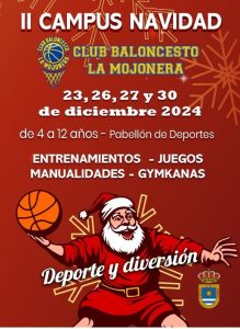 Cartel II campus de navidad 2024 cb La Mojonera