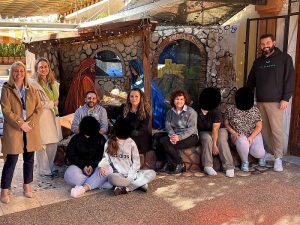 La delegada de Justicia visita el Belén El Carmen