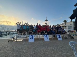 Los Troncos Podio en Mixto Veteranos