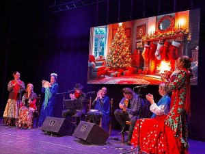 Zambomba flamenca en el Mercado de Navidad de Pulpí