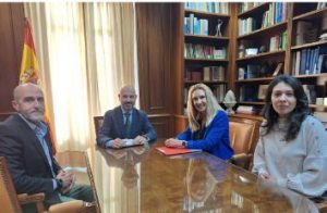 reunión entre el Sindicato Reformista de Policías y El Subdelegado de Gobierno de Málaga