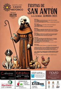 Asociacion Amigos de la ALcazaba cartel San Anton 2025