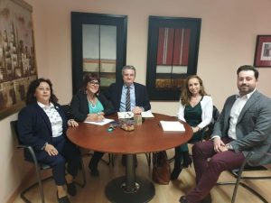 Colegio de Enfermeria de Almeria Reunión con el delegado de Salud