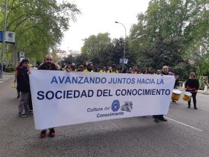 Cultura del Conocimiento manifestacion