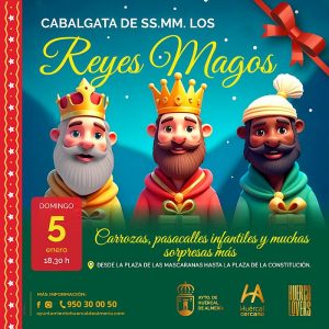 Huercal de Almeria cartel RRSS CABALGATA REYES
