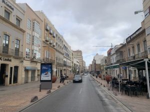 Ordaz Arquitectura entoldado del ámbito peatonal de Rambla Obispo Orberá