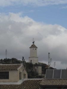Zurgena panoramica con el reloj