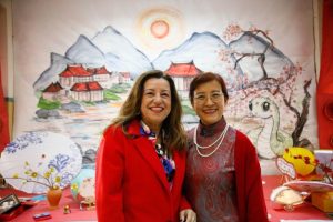 consejera de Desarrollo Educativo y Formación Profesional, María del Carmen Castillo, al colegio Madre de la Luz de Almería