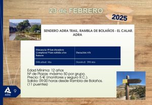 250217 El programa 'Adra en la Senda' hará este domingo el Sendero Adra ... (1)