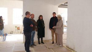 Adra Manuel Cortés visita el avance de las obras en el antiguo matader... (1)