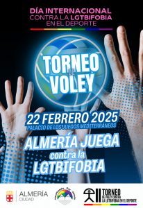 CARTEL II TORNENO VOLEY CONTRA LA LGTBIFOBIA EN EL DEPORTE