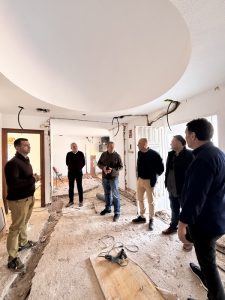 Presidente Mancomunidad y alcalde de Pulpí visita obras Dependencias de Terreros (1)