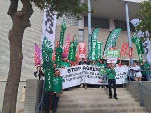 SANIDAD Concentración Agresiones Cruz de Caravaca