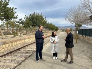 nuevo contador de la Vía Verde de Huércal-Overa