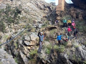 250317 Continúa el programa 'Adra en la Senda' con la vía ferrata en las... (1)