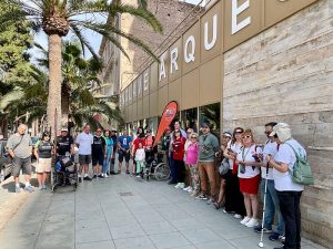 ALMERÍA CIUDAD ACTIVA MARCHA INCLUSIVA Participantes en la marcha inclusiva
