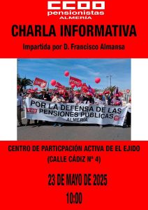 CCOO charla informativa de Francisco Almansa
