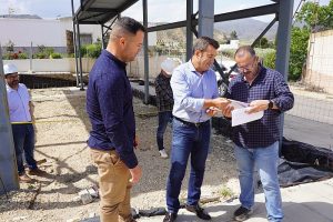 Carboneras Alcalde y concejal visitan espacio de la ermita del Llano de Don Antonio