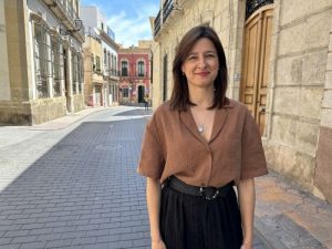 Fátima Herrera en calle Almedina