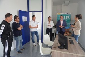 Foto visita nueva oficina GALPA Carboneras