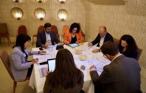 Miembros del jurado del 9º Premio de Periodismo de Aqualia
