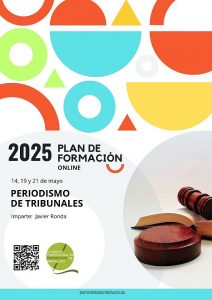 Taller sobre Periodismo de Tribunales  Cartel Periodismos de Tribunales