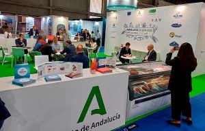 empresas pesqueras en la ‘Seafood Expo Global’ de Barcelona Stand en Seafood
