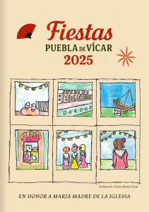 Cartel anunciador fiestas en La Puebla de Vicar