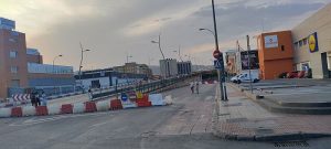Corte al tráfico del puente de la Avda Mediterráneo4