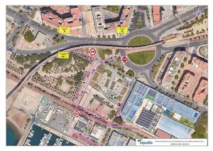 DESVÍO TRÁFICO Av Cabo de Gata club de mar plano