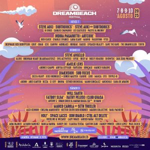 Dreambeach 2025 por días