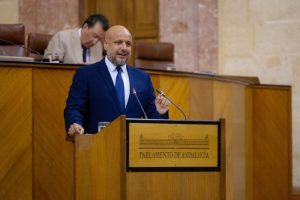 El portavoz adjunto de VOX en el Parlamento de Andalucía, Rodrigo Alonso
