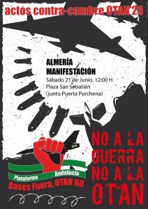 Manifestacion en Almeria contra la OTAN