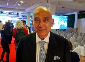OSWALDO ARTEAGA  durante un receso en el Simposio de El Argar