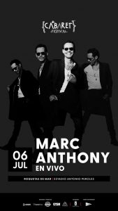 Cartel Marc Antony en Roquetas