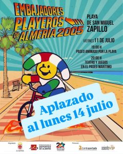 Cartel nueva fecha Embajadores Playeros