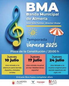Cultura-Banda Municipal Cartel Verano vuelve este jueves a la Plaza de la Constitución
