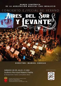 Cultura-Concierto Banda San Indalecio Cartel