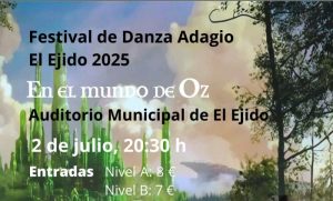 Ejido festival de danza Adagio cartel