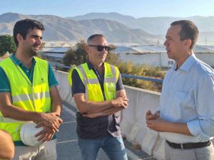 El subdelegado del Gobierno recorre el tramo de la A7 en Balanegra