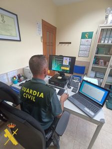 Guardia Civil de Huércal Overa investiga a dos personas por simular estafas online
