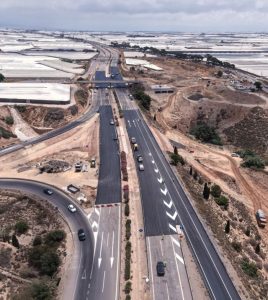 Transportes reabre la A 7 en Almería Vista de la A-7 en sentido Almería