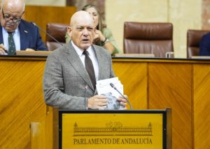 El portavoz de Empleo del PSOE-A, Gerardo Sánchez