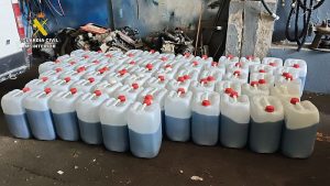 Guardia Civil interviene en la provincia de Almería cerca de 10.000 litros de combustiblee
