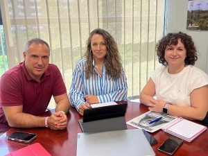 Rebeca Gómez reunión prevención menores