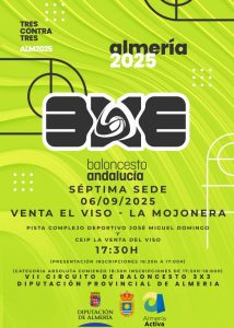 CARTEL ALMERIA 3X3 ANDALUZ 2025 LA MOJONERA