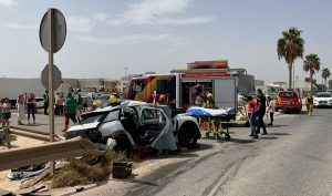 Mueren dos personas en un accidentes de trafico en Pulpí