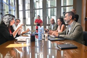Reunión con Ramón Fernández-Pacheco, para abordar asuntos en materia de agua
