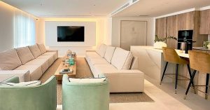 Salon interior de vivienda