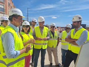 Subdelegado del Gobierno en Almeria visita obras Transportes La Curva Adra